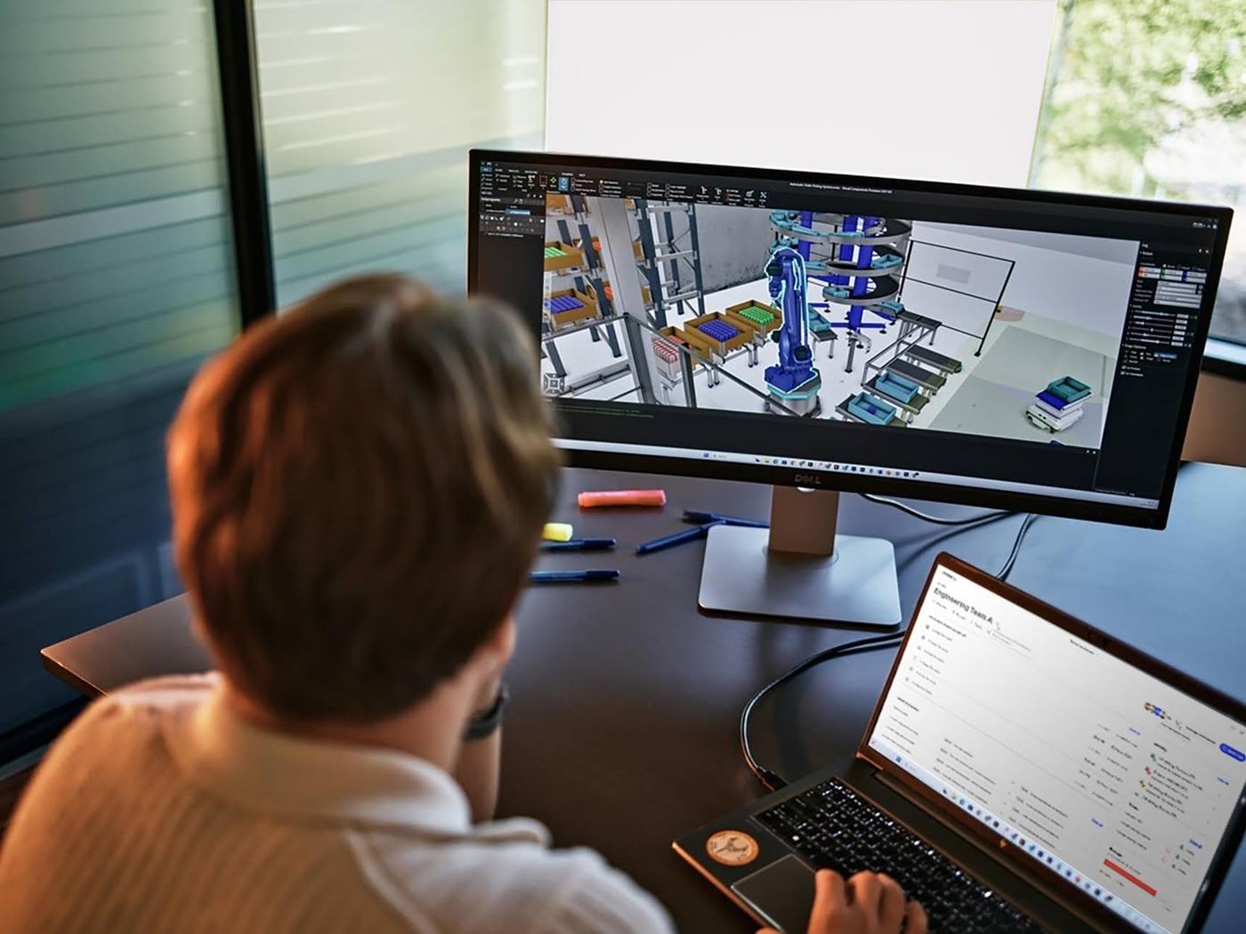 KUKA Digital 3D Simulation mosaixx and Visual Components