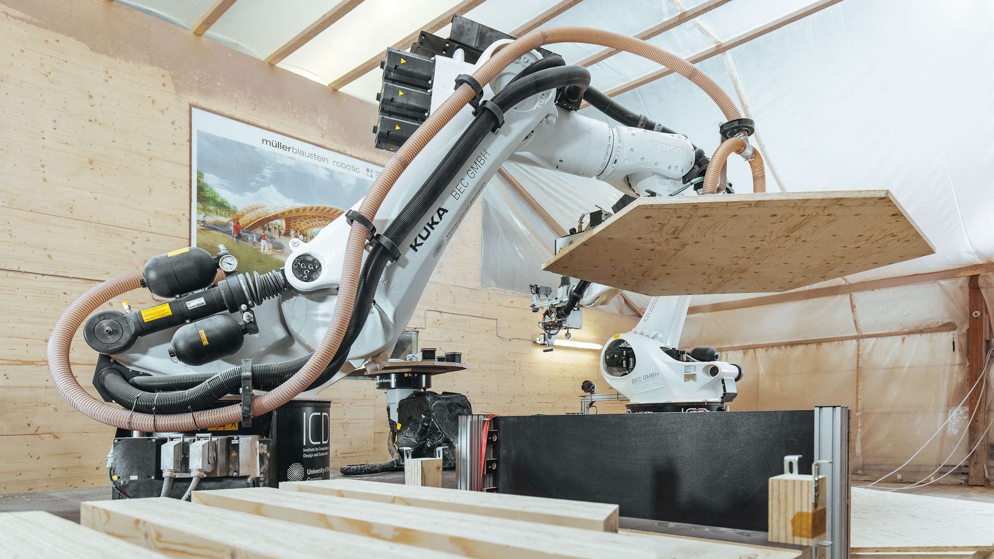 Robots Kuka Pour La Fabrication Robotisée Dans Larchitecture Kuka Ag