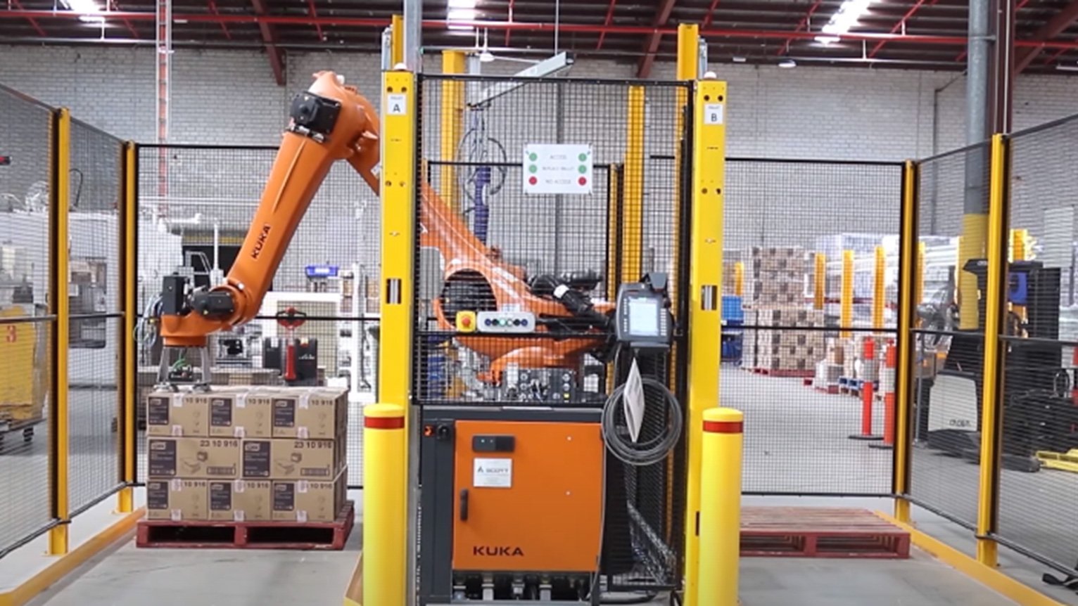 Kuka palletizing hot sale