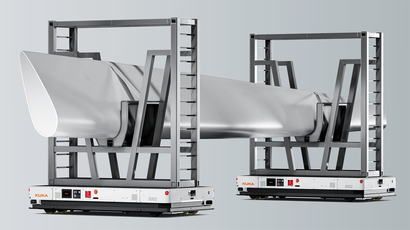 Autonomous mobile robot 3 tons payload with extension up to 6 tons